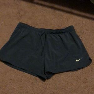 NIKE LARGE shorts with spandex underneath